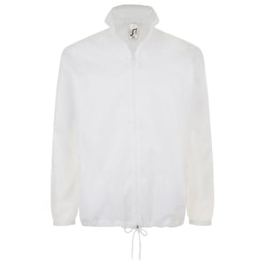 SOLS Unisex Shift Showerproof Windbreaker Jasje (Wit)