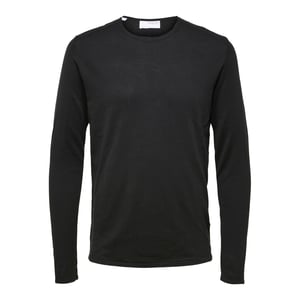 Selected Sweaters Rocks Knit Crew Neck Zwart Zwart