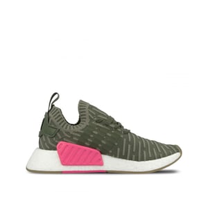 Adidas NMD_R2 Primeknit Lace-Up Groen Synthetisch Damestrainers BY9953