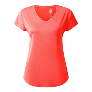 Dare 2B Dames/Dames Vigilant Actief T-Shirt (Perzikbloesem)