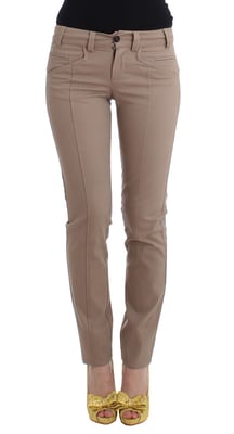 Cavalli Dames Beige slanke jurk broek