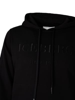 Iceberg blouse Hoodie Mannen zwart