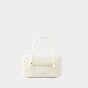 Knot Sm Schoudertas - Jil Sander - Leer - Beige