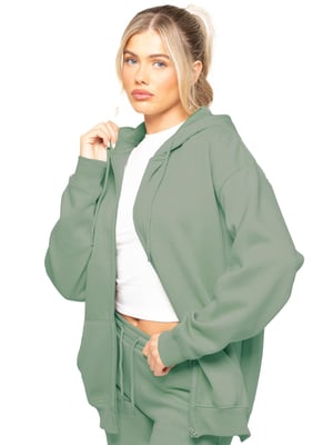 Enzo | Womens Oversized Zip Up Hoodie