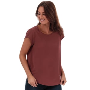 Women's Only Vic top met korte mouwen in oudroze