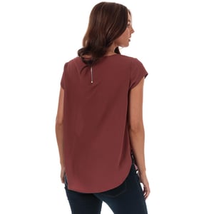 Women's Only Vic top met korte mouwen in oudroze
