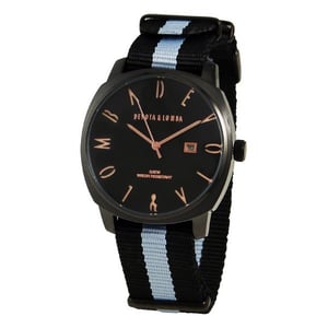 Devota & Lomba Herenhorloge Kwarts Zwart