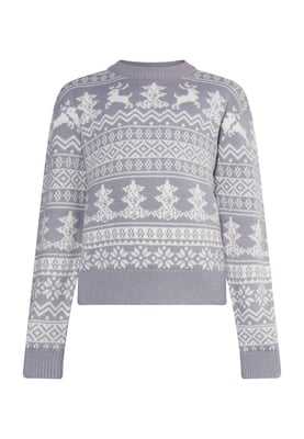 Mo Jumper jongens (kinderen) grijs wit