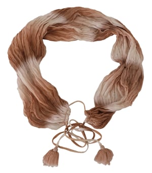 Ermanno Scervino Multicolor Zijde Wikkel Sjaal Foulard Dames Sjaal