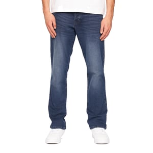 Crosshatch Heren Denim Jeans met print (Donkere wasbeurt)