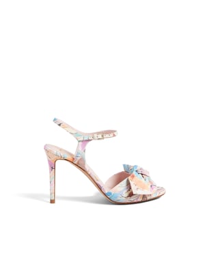 Ted Baker Nestar 95Mm Stilleto hak Art Print Strik, Veelkleurig