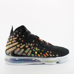Nike Lebron XVII Zwart Textiel Unisex Lace Up Trainers BQ3178 005