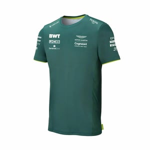 Aston Martin Cognizant F1 Officieel Heren Groen T-Shirt