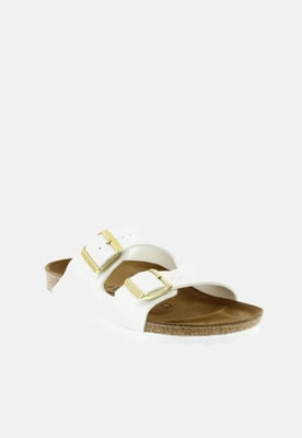 Birkenstock Arizona Smalle Pasvorm Patentaalwit 1005294