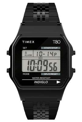 Timex T80 Unisex Horloge Zwart TW2R79400