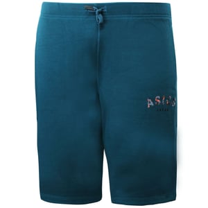 Asics Logo Heren Blauwe Shorts