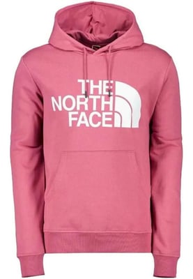 The North Face Standard Heren Hoodie in Rood Violet