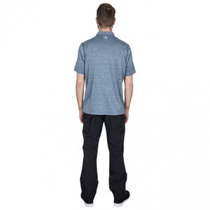 Trespass Heren Monocle Quick Dry Polo Top (Marine)