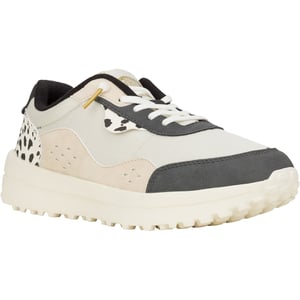 HEYDUDE Hayden Shine Polyester Damestrainers Ivoor/Multi