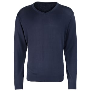 Premier Heren V-hals gebreide trui (Marine)