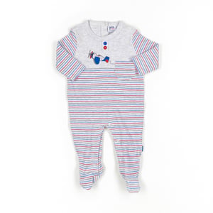 Romper met lange mouwen en ronde hals 18260356 baby