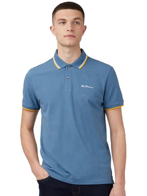 Ben Sherman heren poloshirt met stippen