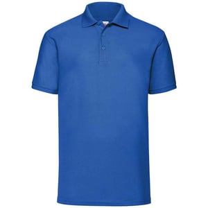 Fruit of the Loom Heren Piqué Polo Shirt (Koningsblauw)