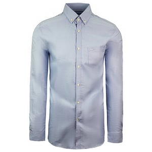 Lacoste Regular Fit Heren Blauw Overhemd
