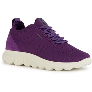 Geox D Spherica A Leren Vrouwen Paars Trainers