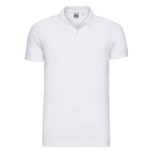 Russell Heren Stretch Poloshirt (Wit)
