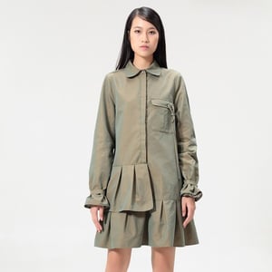 Safari-shirtjurk met lange mouwen