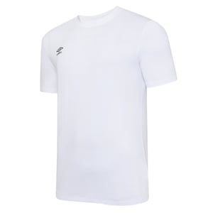 Umbro Heren Club Leisure T-Shirt (Wit/zwart)