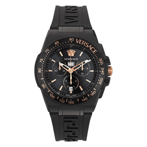 Versace Greca Extreme Chrono Heren Zwarte Horloge VE7H00323