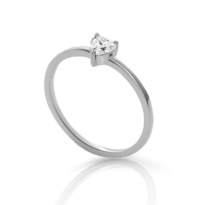 Orphelia 'Love' Dames 925 Sterling Zilveren Ring - Zilver ZR-7531