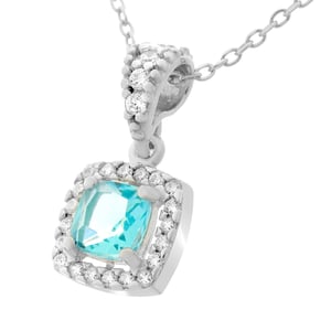 Orphelia 'Faustine' Dames 925 Sterling Zilveren Ketting met Hanger - Zilver ZH-7199/TO