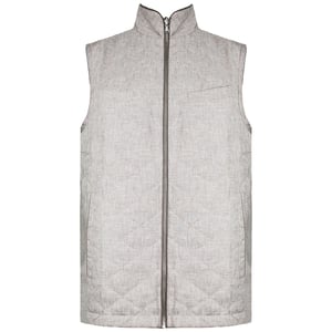 Hackett London Omkeerbaar Heren Beige Linnen Gilet