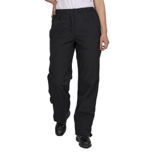 Island Green Dames/Dames Drop Hem Waterdichte Broek (Zwart)