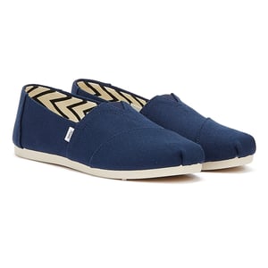 TOMS Alpargata Katoen Canvas Dames Navy Espadrilles