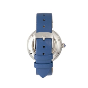 Empress Adelaide automatisch skelet horloge met leren band