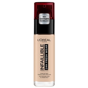 L'Oreal Paris Infallible 24H Freshwear Vloeibare Foundation 15 Porselein, SPF 25