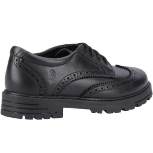 Hush Puppies Meisjes Maxine Leren Schoolschoenen (Zwart)