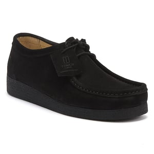 TOWER Londen Apache zwart suède schoenen