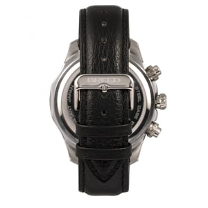 Breed Lacroix chronograaf horloge met leren band