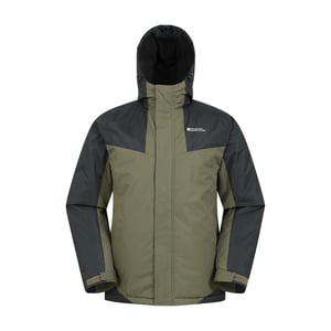 Mountain Warehouse Heren Dusk III Ski jas (Donkere kaki/zwart)