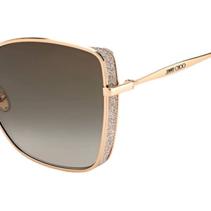 Jimmy Choo Alexis DDB HA rosegouden zonnebril