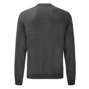 Fruit Of The Loom Heren Set-In Belcoro® garen Sweatshirt (Donker Heather)