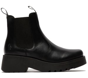 Fly London Dames MEDI789 Zwarte Chelsea Boots