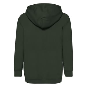 Fruit of the Loom Kinderen/Kinderen Classic Hooded Sweatshirt (Fles groen)