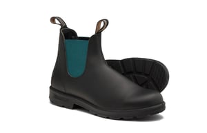 Blundstone #2307 Zwart/blauwgroen Chelsea-laars