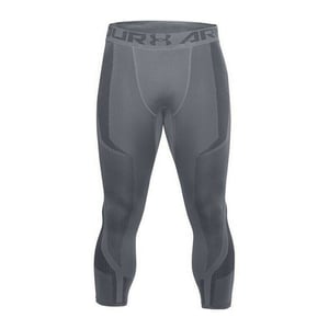 Under Armour Stretch Grijs Heren Naadloze Mesh Paneel Croppped Legging 1306391 513